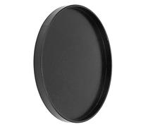 Wood Round Tray, Round Tray Black Round Tray Wooden Snack Food Serving Platter Anti Slip Tea Tray Decorative Trays for Home Shop Office Bar Use (30cm)