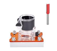 Wood Router Base Set 2 in 1 Portable Router Accessories Edges Mill Aluminium 65mm Adjustable Base Trimmers Fasteners Multifunctional Slotting Bracket