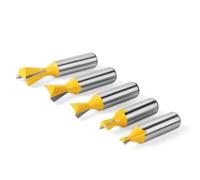 Wood Router Bit Set 1Pcs 6mm 12mm Shank Dovetail Joint Router Bits Set 14 Degree Milling Cutter for Wood(6X12.7mm)