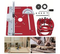 Wood Router Lift Kit Antirust Lifting System for Woodworking Router Base Scale Engraving Tool