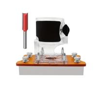 Wood Router Trimmer 2 In 1 Portable Adjustable Manual Grooving Tool