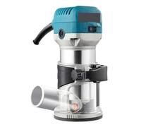 Wood Router Trimmer Machine Electric Hand 2000w Power Carpentry Tool Woodworking Trimming Groovin Powerful Motor for Precise Cutting(2000w Blue)