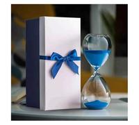 Wood Sand Timer, 30 Minute Multicolor Sand Timer Hourglass For Home Office Decor And Gift(Blu)