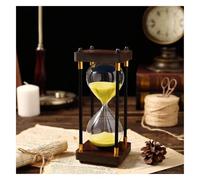 Wood Sand Timer, Custom Engraving Hourglass Sand Timer Multicolor 15,30,45,60 minutes(Unique Colour,60 minutes)