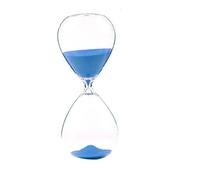 Wood Sand Timer, Hourglass Sand Timer Home Decoration Gift Multicolor 5/10/30 min(Blue,30min)