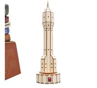 Wood Satellite Model Kit - DIY Handcrafted Project, Educational STEM Toy, Skill Development Building Set, Creative Engineering Craft, Hands-On Learning Activity | Child Teenager Play Learning