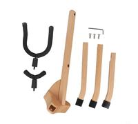 Wood Sax Stand Compatible with For Alto and Tenor Sax, Balanced Three-Leg Design with Secure Bracket Lock and Non-Marring Contact Pads