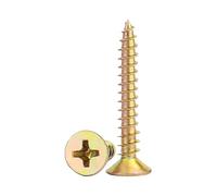 Wood Screws,Flat Head Screws for Wood, Zinc Galvanized Small Screw,M3*30mm 80 PCS and 20 PCS Screw Anchors for Furniture, Woodworking, DIY Model Fixing