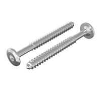 Wood Screws Silver Steel suitable for Flat Head Hex Socket Self-tapping vidaXL