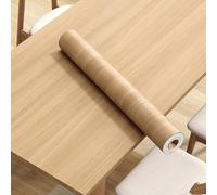 Wood self-Adhesive Wall，5m Length Removable Wallpaper Vent Channel Design Suitable for All Smooth Surfaces That do not shed dust or Flake(A,60cm*5m)