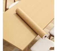 Wood self-Adhesive Wall，5m Length Removable Wallpaper Vent Channel Design Suitable for All Smooth Surfaces That do not shed dust or Flake(B,40cm*5m)