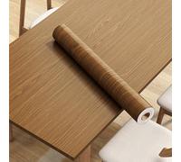 Wood self-Adhesive Wall，5m Length Removable Wallpaper Vent Channel Design Suitable for All Smooth Surfaces That do not shed dust or Flake(M,40cm*5m)