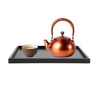Wood Serving Tray, Rectangle Shape Tea Coffee Snack Food Meals Restaurant Breakfast Restaurant Platter for Home Kitchen (36 * 27)