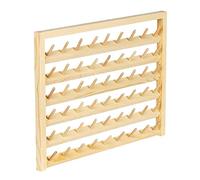 Wood Sewing Thread Stand Organizer Craft Embroidery Storage Rack Holder 54 Spool