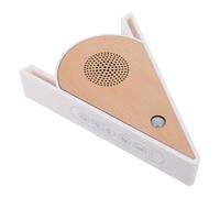 Wood Singing Bird Box Portable Relaxing Sound Machine for Adults | Motion Sensor, Timer Function, Soothing Nature Sounds, Tabletop Placement, Wall Mountable, Khaki Finish