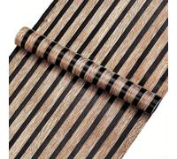Wood Slat Wallpaper, Peel And PVC Wall Covering, Removable Self 40Cm X 300Cm, Easy Install For Kitchen Bedroom Living Room(9)