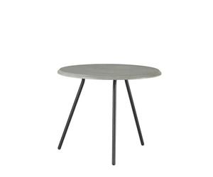 Wood Soround Coffee Table Cement Ø60 H49