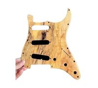 Wood Spalted Maple Hand Made 11 Holes 3 Ply Electric GUITAR Pickguard
