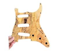 Wood Spalted Maple Hand Made 11 Holes 3 Ply Electric GUITAR Pickguard