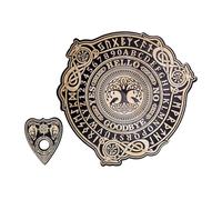 Wood Spirit Board - Talking Divination Board, Tabletop Decision-Making Aid, Entertainment Prop for Group Games, Fun Home Classroom Activity, Interactive Play for Parties, Gathering Fun Decor