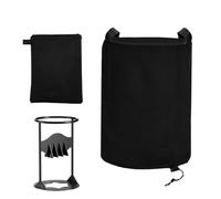 Wood Splitter Cover - Oxford Cloth 600D Waterproof, Adjustable Drawstring, Electric Wood Chipper Protection, Small 10.63x10.63x14.96in, Large 13.39x13.39x20.08in | Outdoor Lumber Splitter Cover