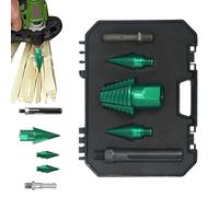 Wood Splitter Drill Bit,Heavy Duty Log Splitter Screw Cone Driver - Removable Screw Cone Driver for Tree Stump Removal Project Crafting Home Repair Tasks Camping Outdoor Farm
