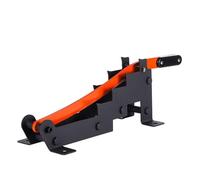 Wood Splitter Orange Wall-Mounted Manual Fast Firewood Splitter Splits Hardwood for Ignition Portable and Safe for Forestry, Home, Outdoor Use