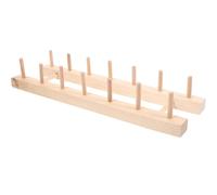 Wood Spool Storage Rack Sewing Tool Holder for Spools and Mini Cones