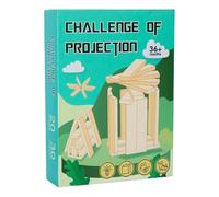 Wood Stacking Tower Game - Hand-Eye Coordination Activity | Party Games for Kids,for Home Travel Classroom School Christmas Holiday Birthday