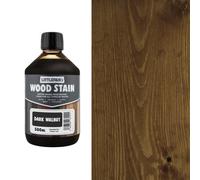 Wood Stain Water-Based - Dark Walnut - 500Ml - Littlefair's