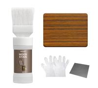 Wood Stain, Water Based Wood Stain and Sealer in One - No Priming, No Top Coat Required, Fast Drying|Low Odor|Non-Toxic, Perfect for Indoor and Outdoor Furniture 150G (Teak)