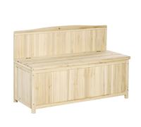 Wood Storage Bench for Patio Furniture