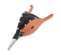 Wood Stove Bellows Manual Air Blower with Hanging Strap for Bbq Camping | Wood and Stainless Steel Construction, Ergonomic System, Flat Shape Design, Suitable for Charcoal and Camp Stoves