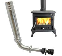 Wood Stove Door Handle, Fireplace Door Handles L-Shaped Smooth & Sturdy Replacement Fireplace Handle for Household, Hotel, Metal for Daily Use