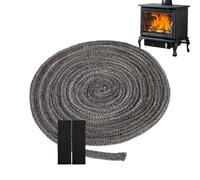Wood Stove Door Seal - Stove Gasket, Insulating Rope | High Temperature Resistant Construction, Fire Retardant Insulation Rope, Smoke-Proof Elastic, Fiberglass Round Cord