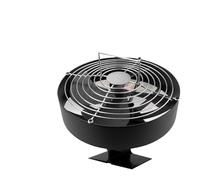 wood stove fan, 4 Blades Stove Fan Heat Powered Fireplace Log Wood Burner Warm Distribution Winter Home,for home