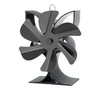 wood stove fan, 6 Blade Fireplace Fan Stove Fan Powerless Quiet 50°C To 350°C For Most Fireplaces Home Vents,for Fireplace