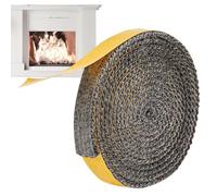 Wood Stove Gasket - Sealing Tape | Window Sealing Tape, Self-Adhesive, Replacement Glass Fiber Flat Seals for Wood Stoves, Peel Off Kraft Paper and Enjoy