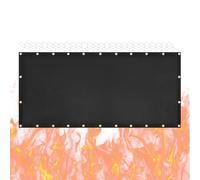 Wood Stove Wall Shield,Behind Grill Heat Shield Mat for Deck Fence | Heavy Duty Camping Railing Cover for Outdoor, Garden, Park, Yard