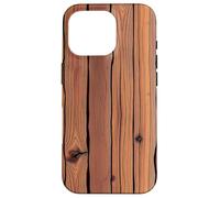 Wood Structure Rustic Vertical Timber Plank Case for iPhone 16 Pro