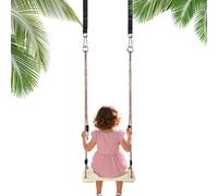 Wood Swing - Swing Sets for the Backyard for Children's Pine Wood Swiing Indoor and Outdoor Fun Duty High Performance Seat Sensory Game for Games Porch Nursery Garden Gart