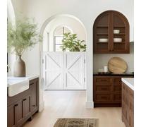 Wood Swinging Cafe Doors with Hinges & Hardware Kit for Doorways, Hallway, Kitchen, Bar, Pub Entrance, Partition, Stairs - 27.6" to 59.1" Wide