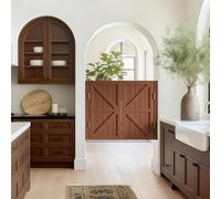 Wood Swinging Cafe Doors with Hinges & Hardware Kit for Doorways, Hallway, Kitchen, Bar, Pub Entrance, Partition, Stairs - 27.6" to 59.1" Wide