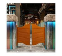 Wood Swinging Louvered Cafe Doors, Cafe Saloon Swing Door, Interior Partition for Hallway Kitchen Bar Porch Decoration, Cellars Barn Auto Close Half Door(A,W100xH90cm(39.37x35.43in))
