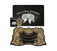 Wood Talking Board Game Skull Spirit Board with Planchette Metaphysical Dowsing Message Telling Tool Easy to Use Metaphysical Dowsing Message Telling Tool