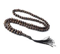 Wood Tasbih Prayer Beads 99 Muslims Prayer Bead Handheld Beads Muslims Rosary with Tassels Misbaha