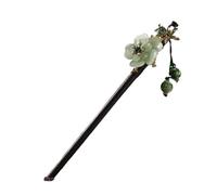 Wood Tassel Step Shaking Hairpin Chopstick Hair Stick Hair Ornament Pan Headdress Flower Hair Styling Accessories(Flower B)