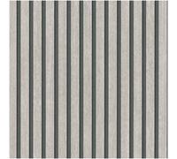 Wood Taupe Panel Textured Wallpaper Acoustic Slat Effect Paste The Wall