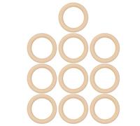 Wood Teething Rings, Natural Baby Wood Circles, Environmental, Unpainted, Handmade for Infants, Babies, Crafters, Handmade Jewelry Creators
