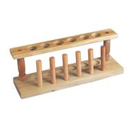 Wood Test Tube Holder Centrifuge Tube Storage Rack Test Organizers Hole Diameter 22mm for Lab and Experiment Use Portable Stand